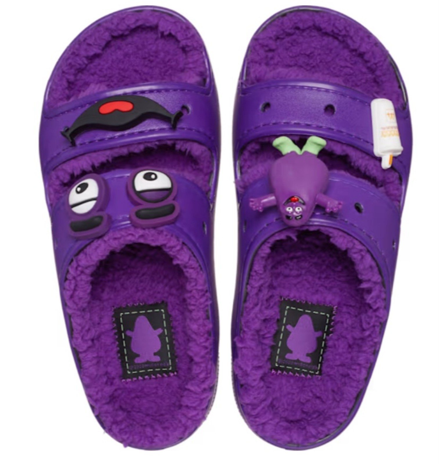 NEW McDonald's X Crocs Grimace Cozzzy Sandal | Men Size 8 / Women Size 10