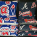 Set of 8 Atlanta Braves Stick Slick Cornhole Bags FREE SHIPPING