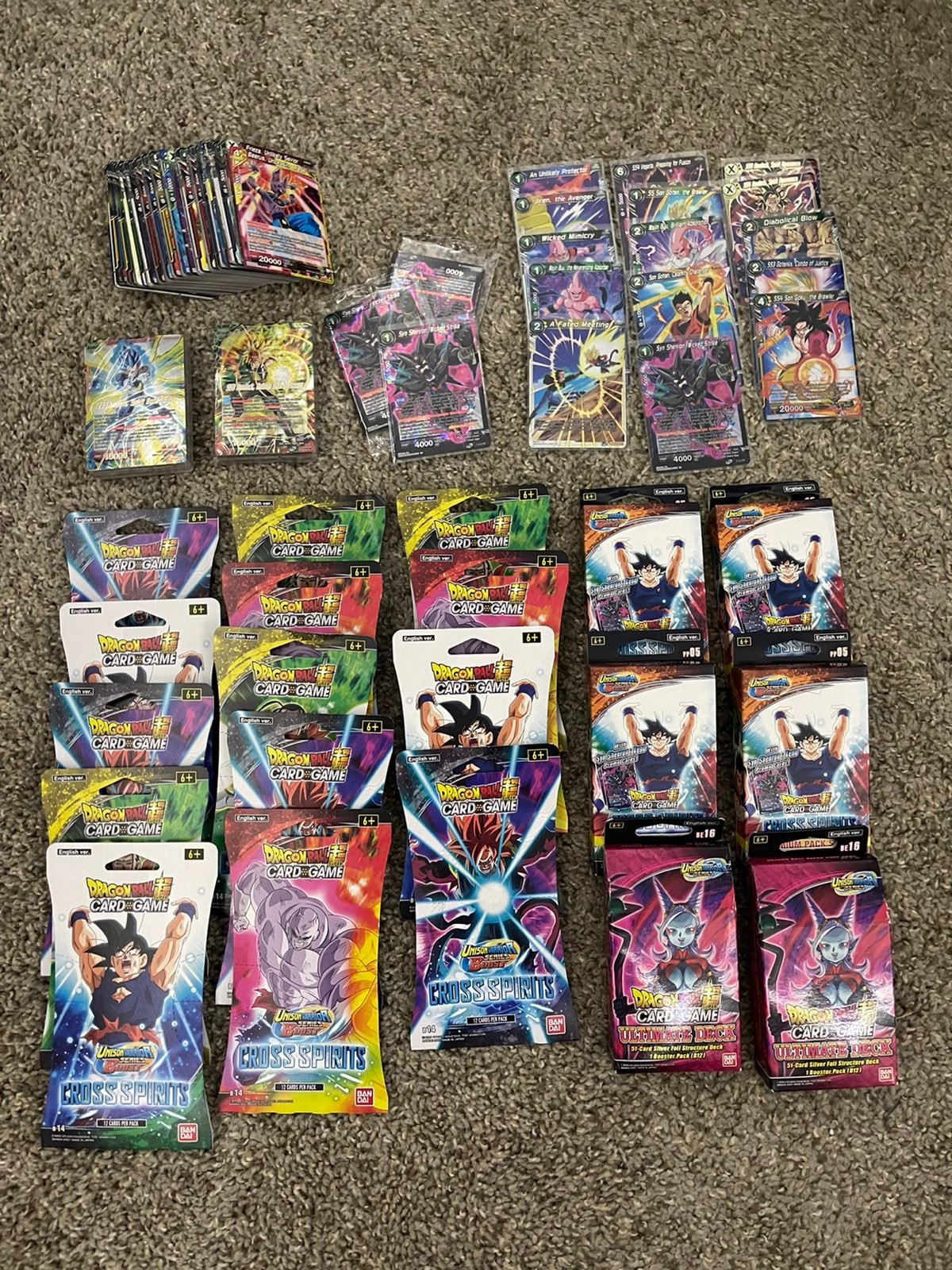 Dragon Ball Z dragon ball TCG Cross spir