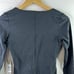 EVERLANE Black The Long Sleeve V Neck Thong Bodysuit Size Small