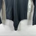 EVERLANE Black The Long Sleeve V Neck Thong Bodysuit Size Small