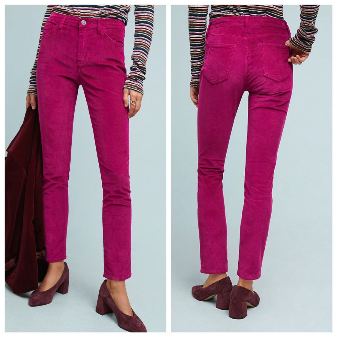Current/elliot NEW skinny pink cords