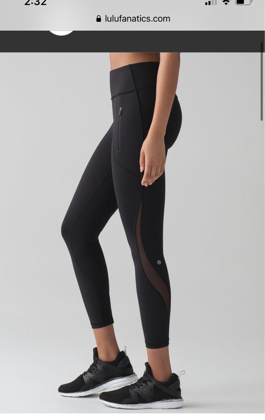 Lululemon Invigorate 7/8 Tight Black