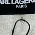 Karl Lagerfeld Cardigan Womens S Open Front White Sweater Zippers Wool New 151