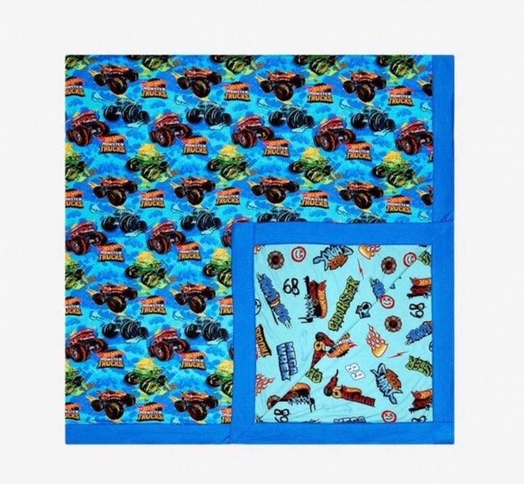 Posh Peanut X Hot Wheels Monster Trucks & Monster Medley Square Luxette Patoo