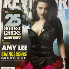 Revolver Magazine November/December 2011 25 hottest chicks in hard rock Amy Lee