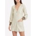 Alexis Astor Mini Dress in Ivory Extra Small