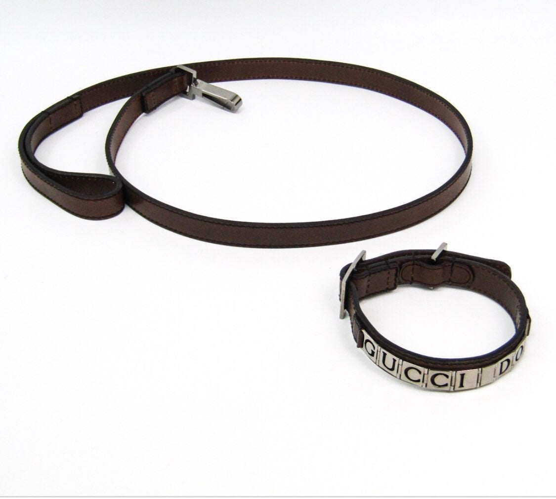 Gucci Collar and Leash