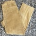 Jou Jou Skins Size 13/14 Vintage 90's Suede Leather Tan Pants