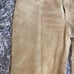Jou Jou Skins Size 13/14 Vintage 90's Suede Leather Tan Pants