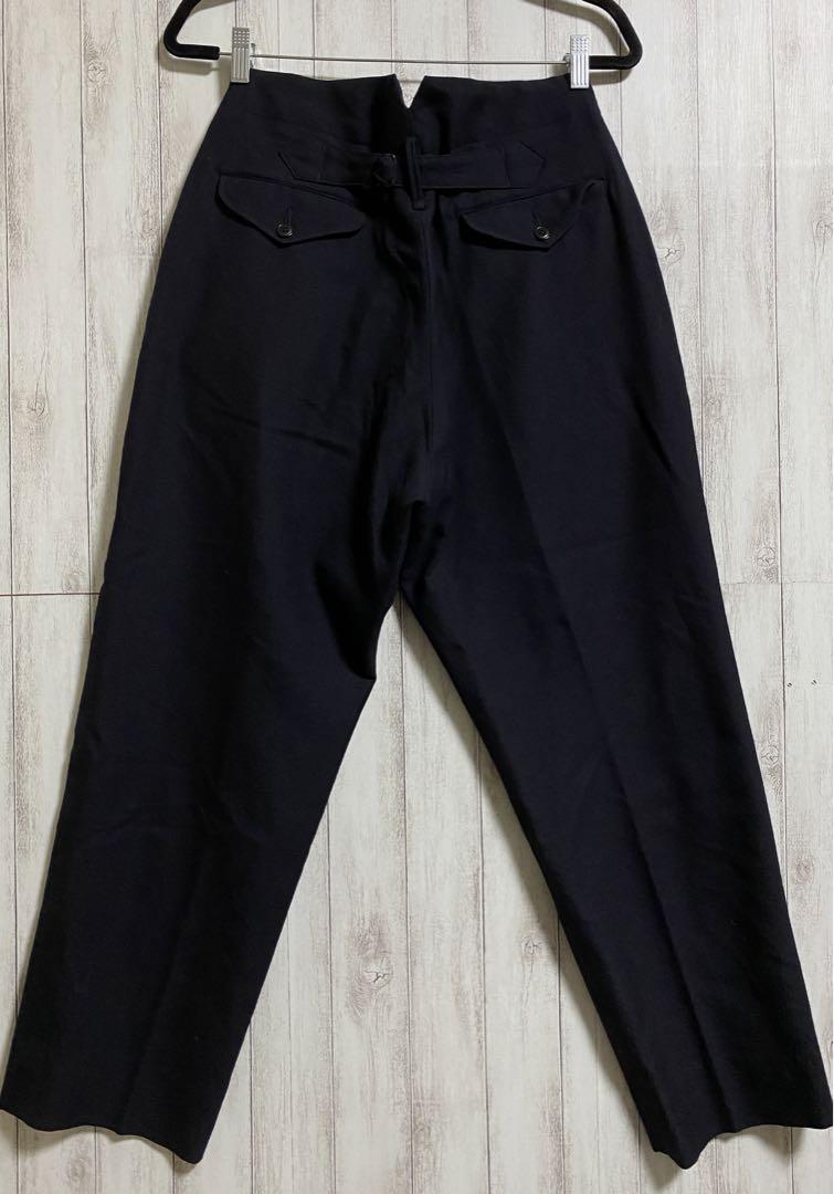 爆売り！ COMOLI 2 PANTS STRAP BACK SERGE WOOL パンツ