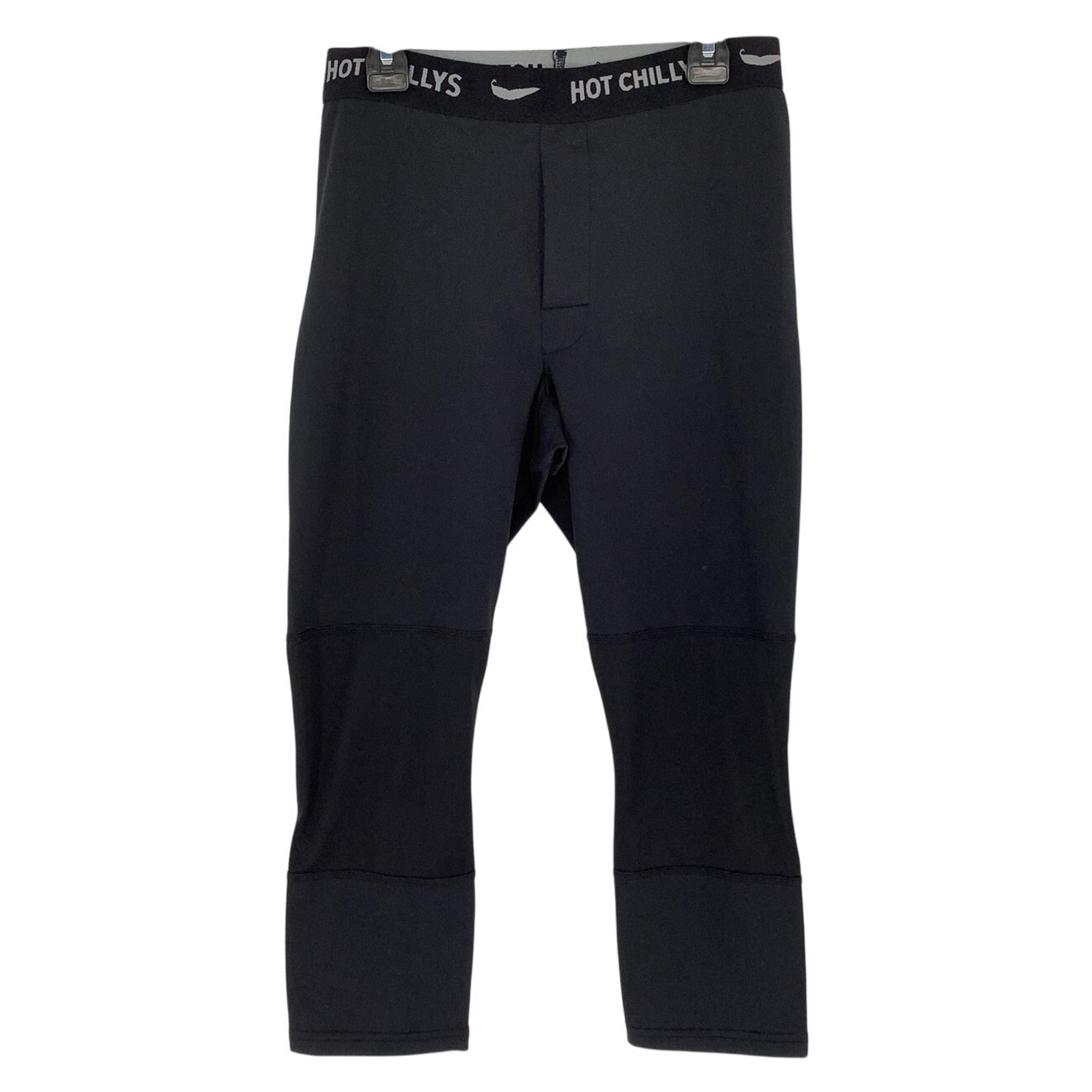 Hot Chillys Mens Medium Black Premiere Boot Tech Tight Base Layer Bottom H15-8