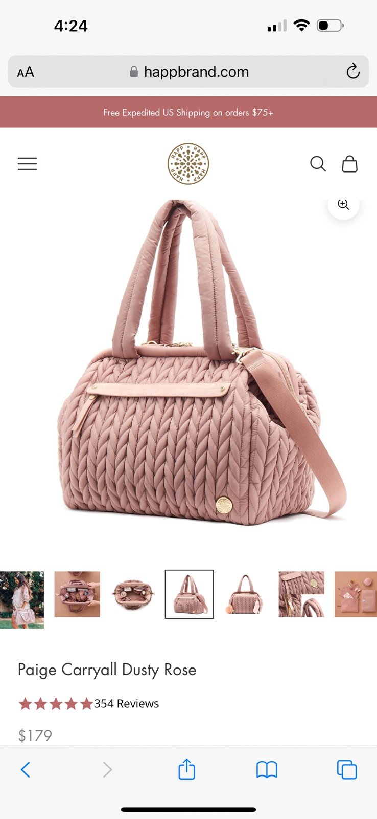 happ brand diaper bag