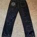 Distressed baggy jeans