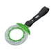 New 2PCS JDM Brake Green TSURIKAWA Ring Subway Train Bus Handle Black Strap
