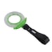 New 2PCS JDM Brake Green TSURIKAWA Ring Subway Train Bus Handle Black Strap