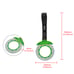 New 2PCS JDM Brake Green TSURIKAWA Ring Subway Train Bus Handle Black Strap
