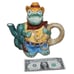 Vintage Omnibus Fitz & Floyd Cowboy Alligator Teapot 1993 Retired (MINT - RARE)