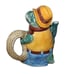 Vintage Omnibus Fitz & Floyd Cowboy Alligator Teapot 1993 Retired (MINT - RARE)