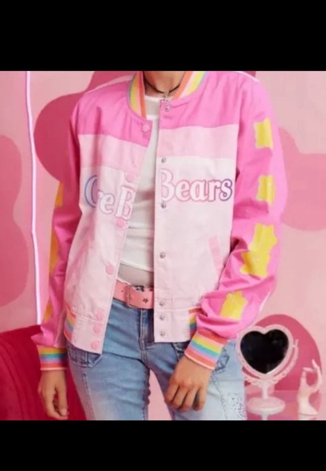Care Bears Varisty Jacket Size XL New with tags CAREBEAR
