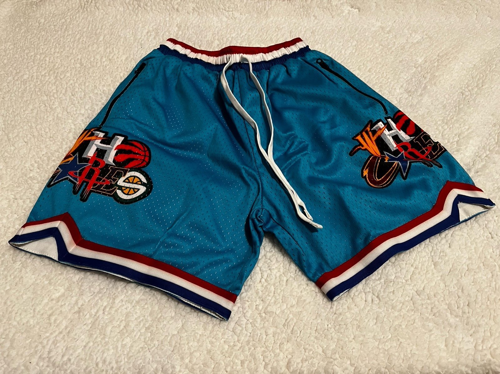 WC NBA Remix Heavy Mesh Hoop Short Electric Blues