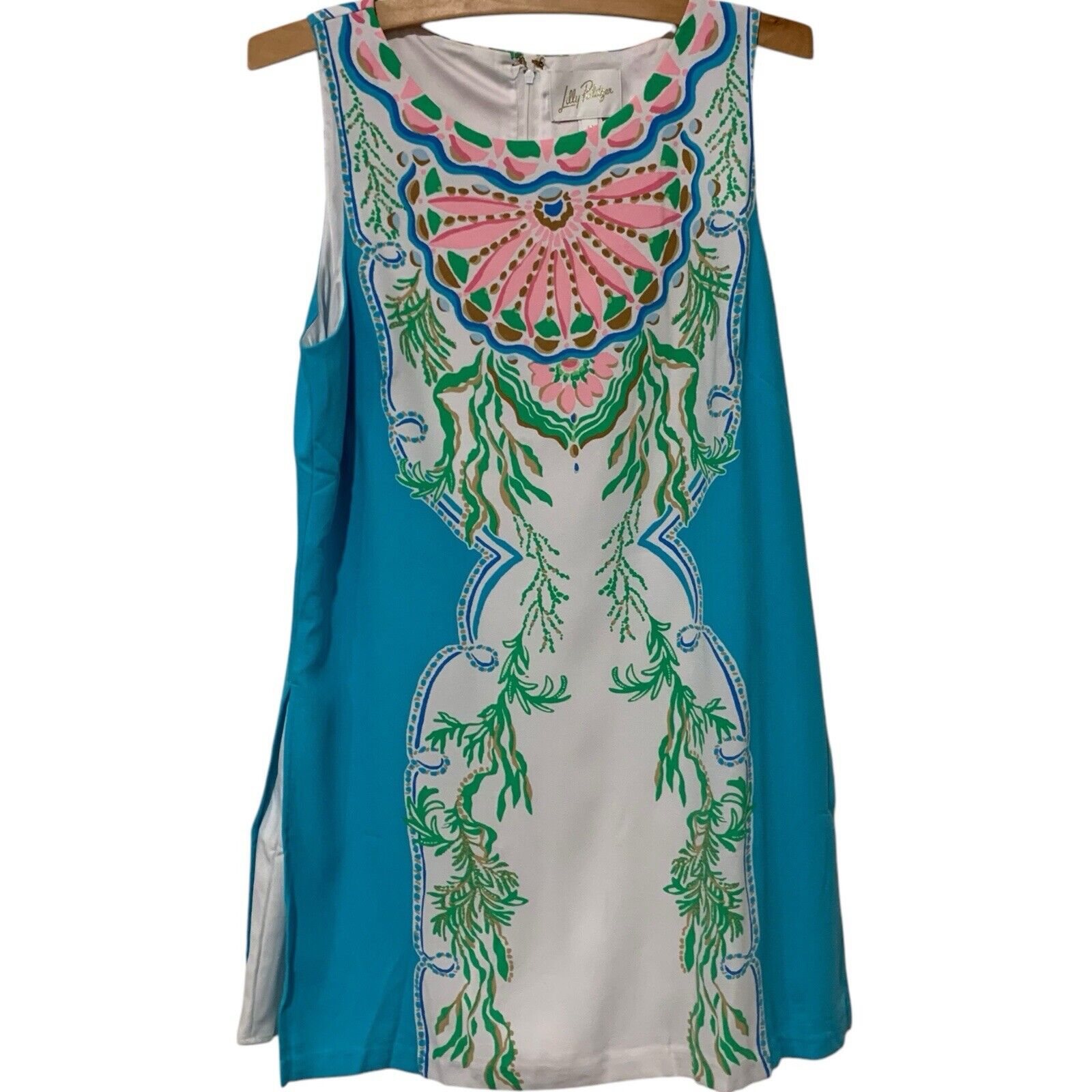 Lilly Pulitzer | Dress Romper Donna Sleeveless Multi Calypso Sun- Size 14