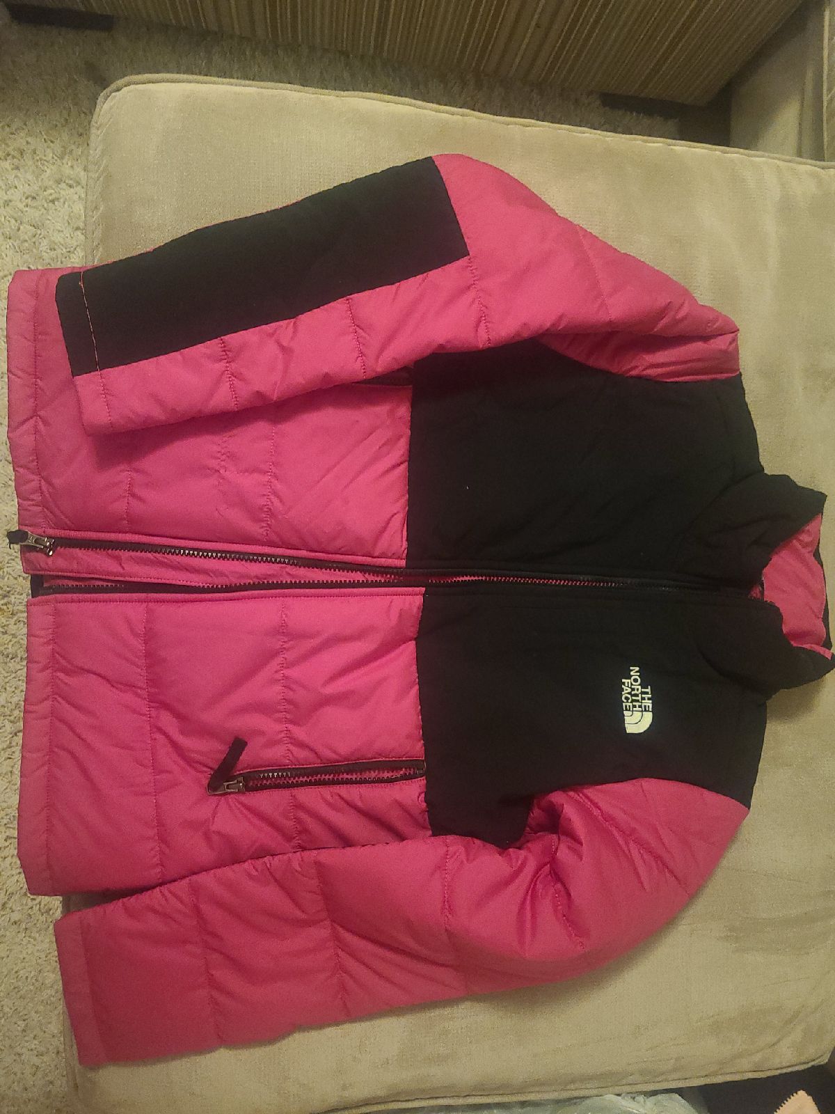 girls north face jacket size large14/16