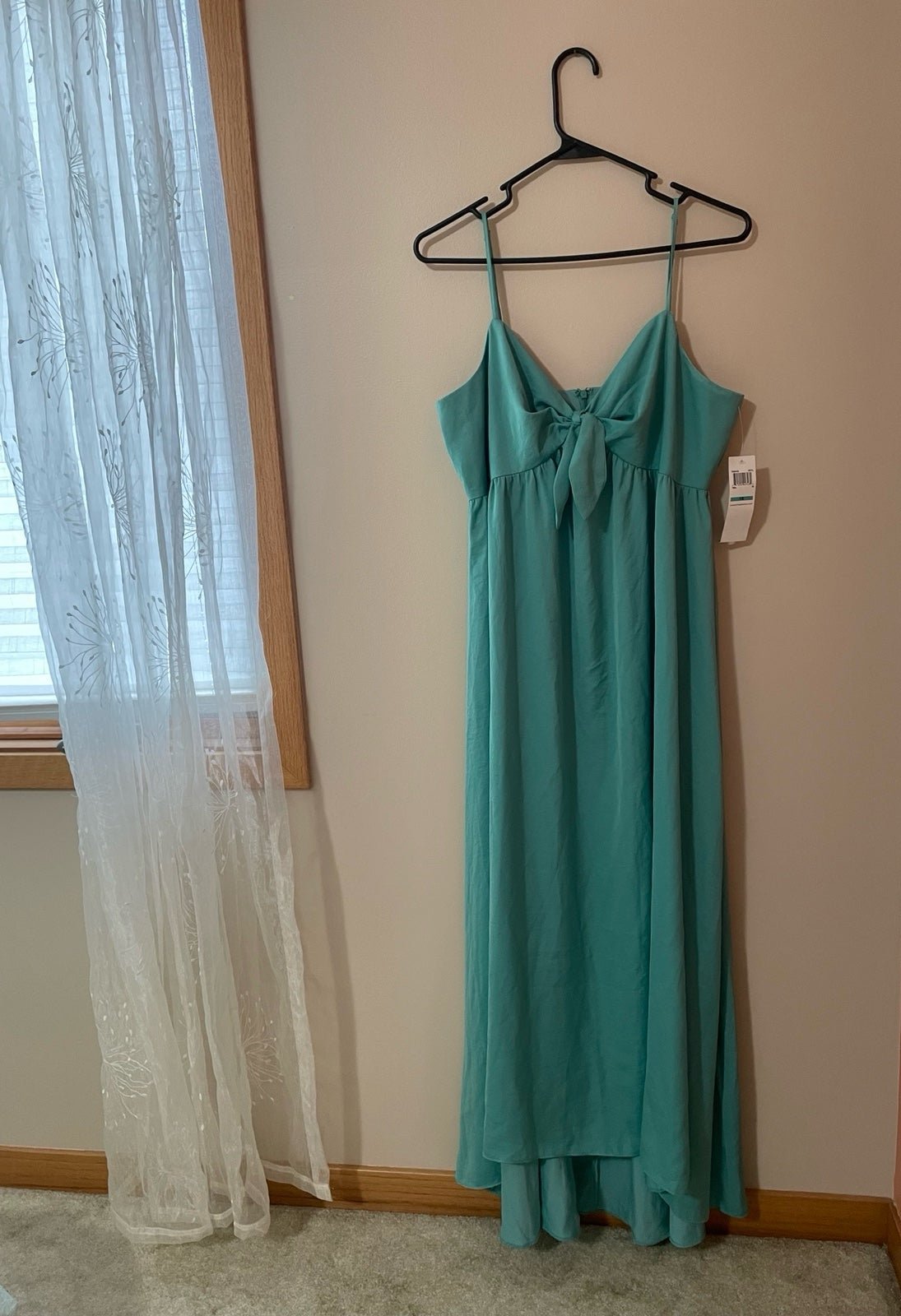 London Time Bow Neck Adjustable Straps High/ Low Dress