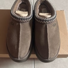 UGG Tazz Suede Platform Clog Slippers