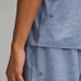 NWT Lululemon Soft Jersey Short-Sleeve Shirt Heathered Blue Willow/ Blue Linen M