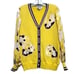 Encore Vintage Women's Yellow Multicolored Sweater Sz Large