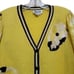 Encore Vintage Women's Yellow Multicolored Sweater Sz Large