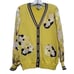 Encore Vintage Women's Yellow Multicolored Sweater Sz Large