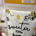 Sweeter than honey oversized plush throw blanket