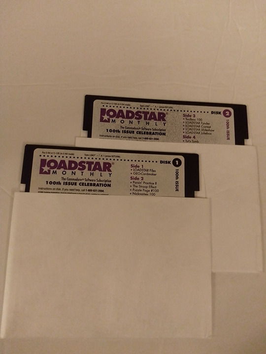 Commodore 64 / 128 Loadstar Monthly Software Issue # 100 - Vintage Software
