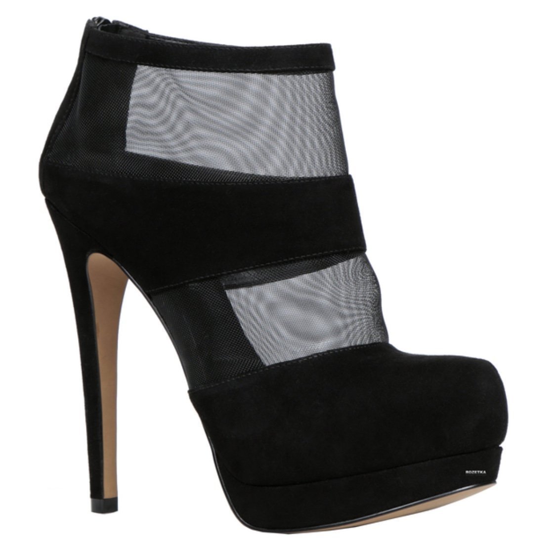 Brand New Black Stiletto Ankle Boots 10M