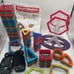 Huge Lot Of 170+ Magformers Magnetic Stem Creative Multi Shaped Building Toys