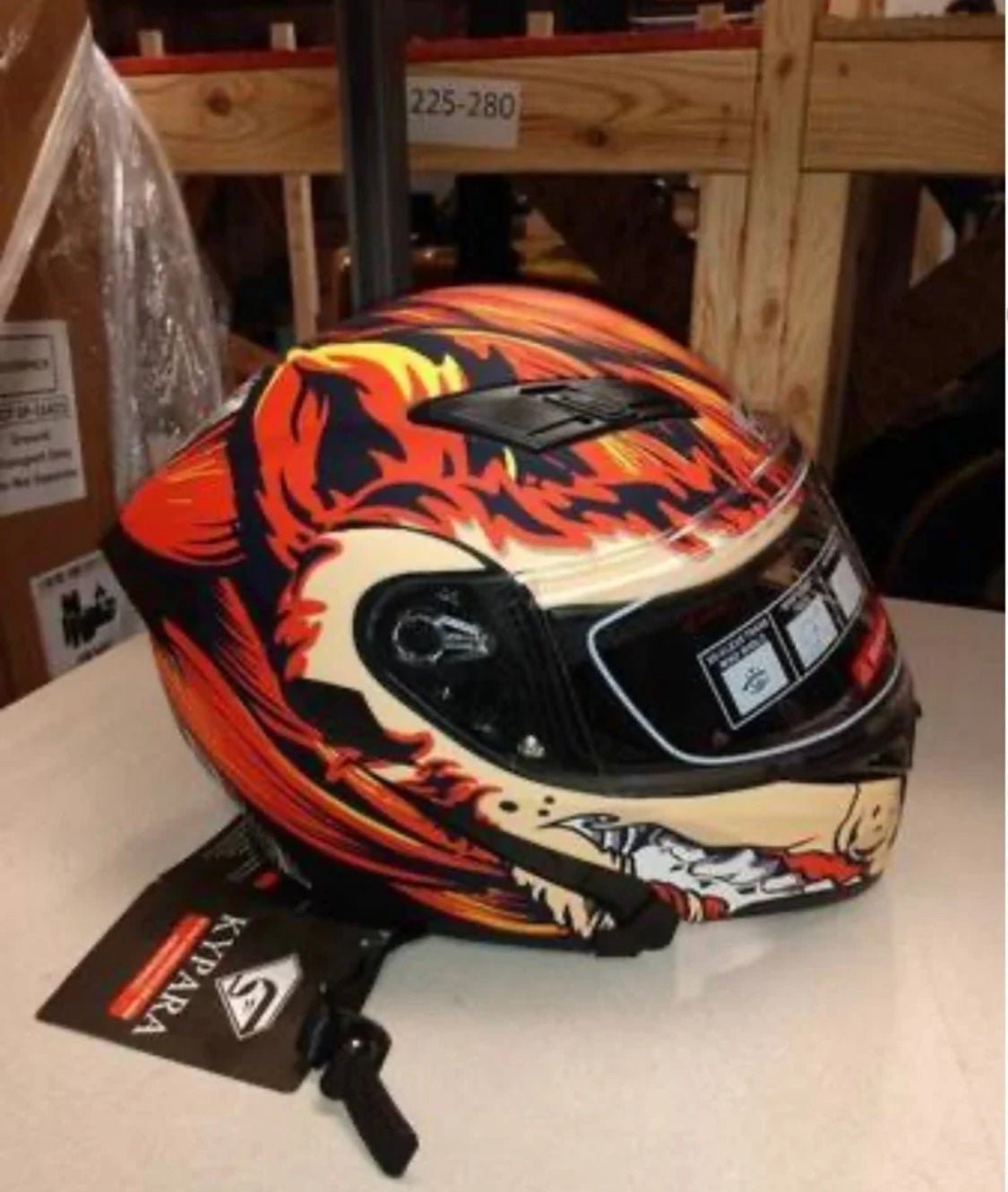 Brand New kypara Motorcycle Helmet - Size: Medium