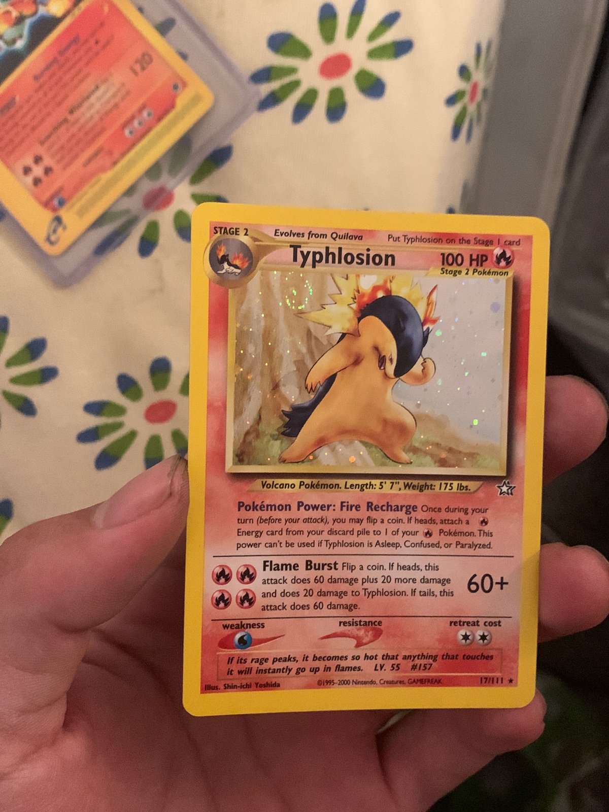 Pokemon Typhlosion 17 (swirl)