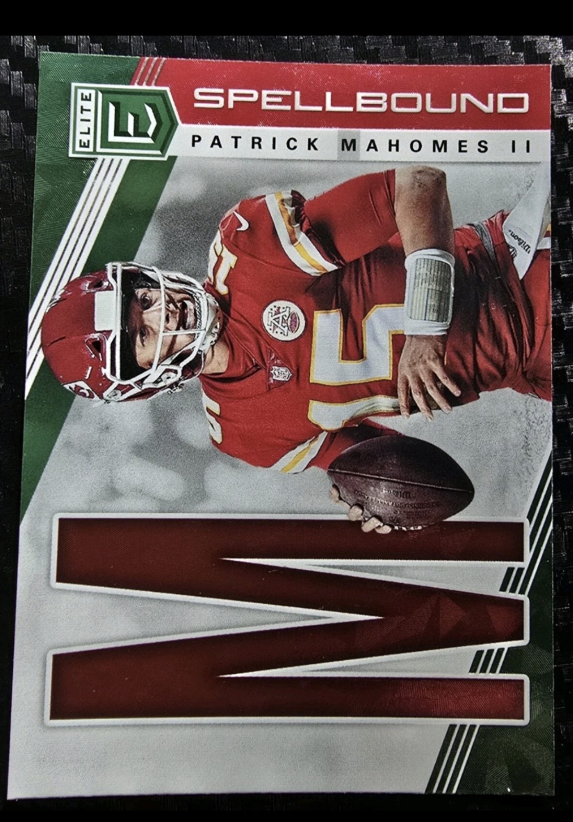2019 Panini Donruss Elite Spellbound Green Patrick Mahomes II #SP-1 M