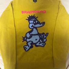 BRAIND DEAD Yellow Sweater L