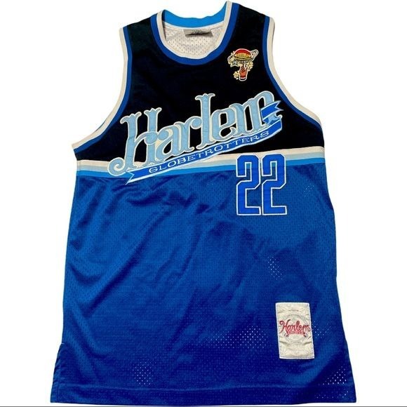 Vintage Platinum Fubu Harlem Globetrotters 75th Anniversary Jersey Men’s Large