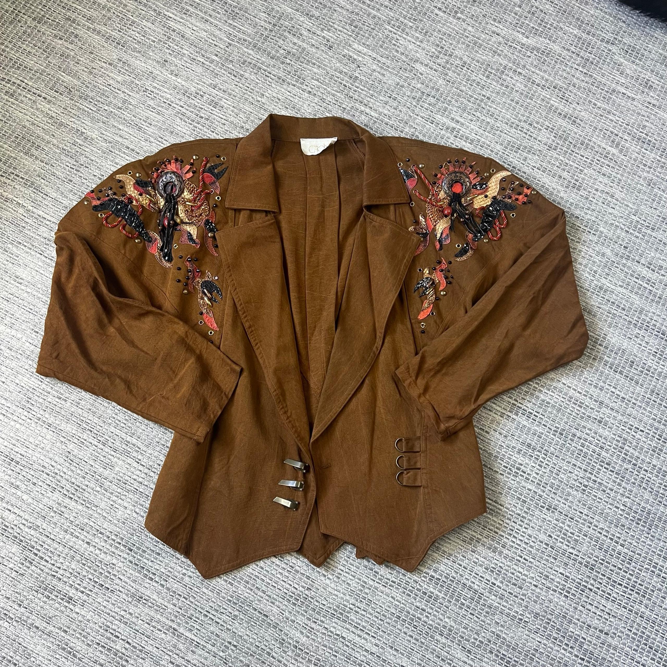 Vintage 80s 90s Womens Western Jacket