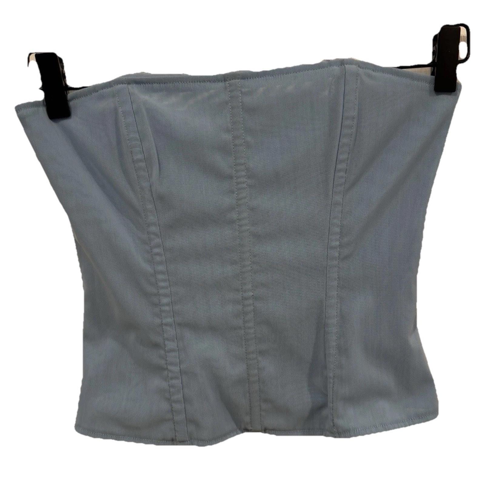 MIAOU Magda Corset in Tourmaline Size Xsmall XS blue (altered)