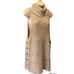 Free People Valentina Ivory Beige Turtleneck Sleeveless Tunic Sweater Sz XS