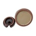 Vintage Stoneware Glazed Condiment Set Mustard Sauce Relish Ketchup Lazy Susan
