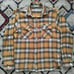 3sixteen Crosscut Flannel Shirt, Dijon (Yellow w/White & Black) Plaid, Medium