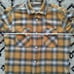 3sixteen Crosscut Flannel Shirt, Dijon (Yellow w/White & Black) Plaid, Medium