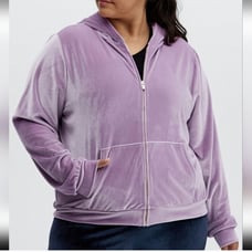 FABLETICS: NWT Velvet Zip Up Hoodie