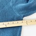Vintage L.L. Bean Blue Shawl Collar Knit Henley Sweater Cotton - Men's Size XL